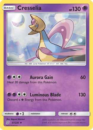 Cresselia (87/236) [Soleil et Lune : Esprits unifiés] 