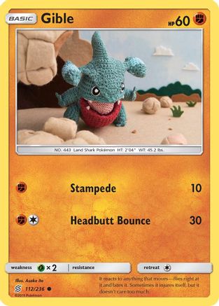 Gible (112/236) [Soleil et Lune : Esprits unifiés] 