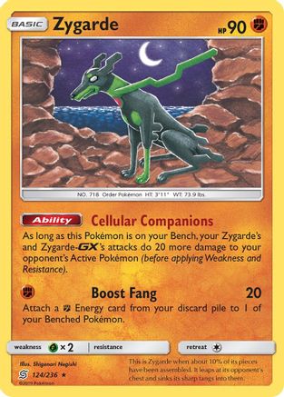 Zygarde (124/236) [Soleil et Lune : Esprits unifiés] 