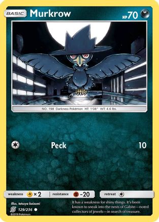 Murkrow (129/236) [Soleil et Lune : Esprits unifiés] 
