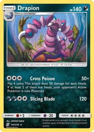 Drapion 134/236 - [SM  Unified Minds]
