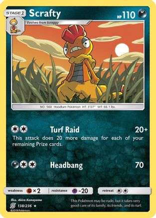 Scrafty (138/236) [Soleil et Lune : Esprits unifiés] 