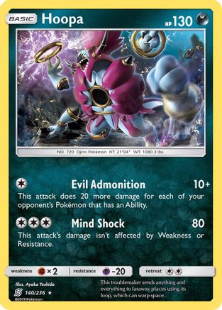 Hoopa 140/236 - [SM  Unified Minds] Holofoil