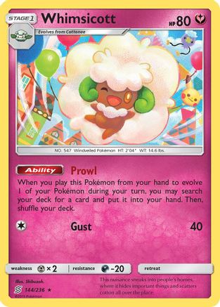 Whimsicott (144/236) [Soleil et Lune : Esprits unifiés] 