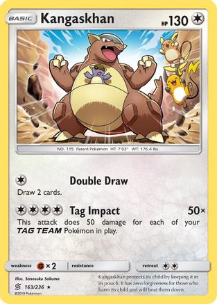 Kangaskhan (163/236) [Soleil et Lune : Esprits unifiés] 