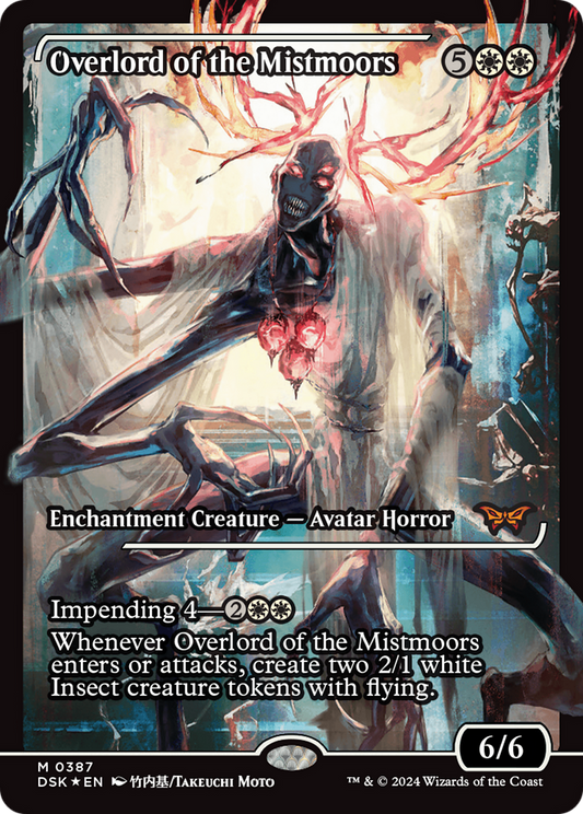 Overlord of the Mistmoors (DSK-387) - [Duskmourn: House of Horror]: (Showcase) Foil