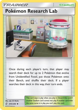 Laboratoire de recherche Pokémon (205/236) [Soleil et Lune : Esprits unifiés] 
