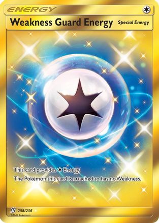 Weakness Guard Energy (Secret) 258/236 - [SM  Unified Minds] Holofoil