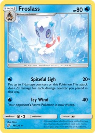 Froslass - 38/236 (SM Unified Minds) 38 - [Deck Exclusives]
