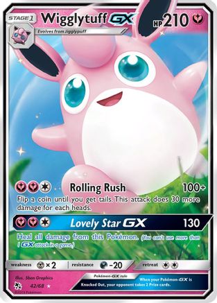 Wigglytuff GX (42/68) [Soleil et Lune : Destins cachés] 
