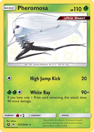 Pheromosa (SV5/SV94) [Soleil et Lune : Destins cachés - Shiny Vault] 