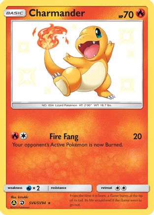 Charmander SV6/94 - [Hidden Fates Shiny Vault] Holofoil