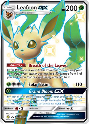 Leafeon GX (SV46/SV94) [Soleil et Lune : Destins cachés - Shiny Vault] 