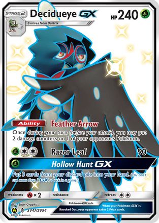 Decidueye GX SV47/94 - [Hidden Fates Shiny Vault] Holofoil