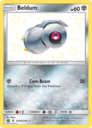 Beldum SV30/94 - [Hidden Fates Shiny Vault] Holofoil