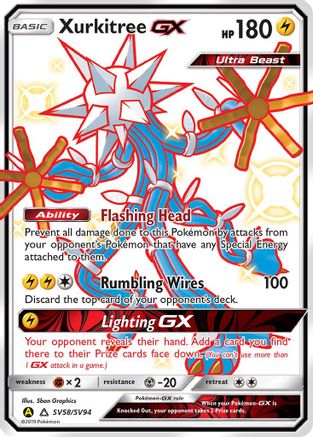 Xurkitree GX (SV58/SV94) [Soleil et Lune : Destins cachés - Shiny Vault] 