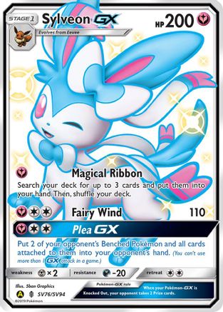 Sylveon GX SV76/94 - [Hidden Fates Shiny Vault] Holofoil