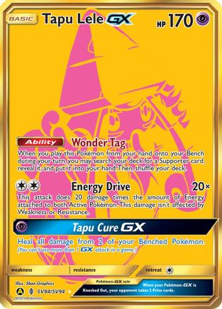 Tapu Lele GX SV94/94 - [Hidden Fates Shiny Vault] Holofoil