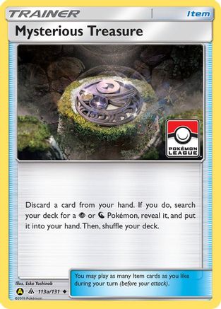 Mysterious Treasure - 113a/131 (Pokemon League) 113a/131 - [League & Championship Cards] Reverse Holofoil