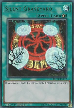 Silent Graveyard (DUDE-EN042) - Duel Devastator 1st Edition
