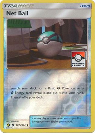 Net Ball (Pokemon League) - 187a/214 187a/214 - [League & Championship Cards] Reverse Holofoil