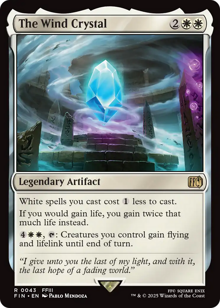 The Wind Crystal (FIN-043) - [FINAL FANTASY] Foil