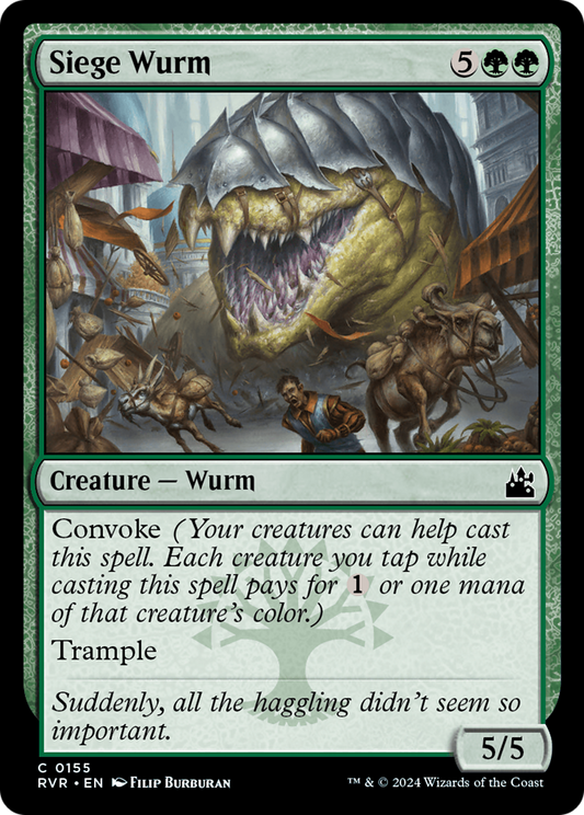 Siege Wurm (RVR-155) - [Ravnica Remastered]