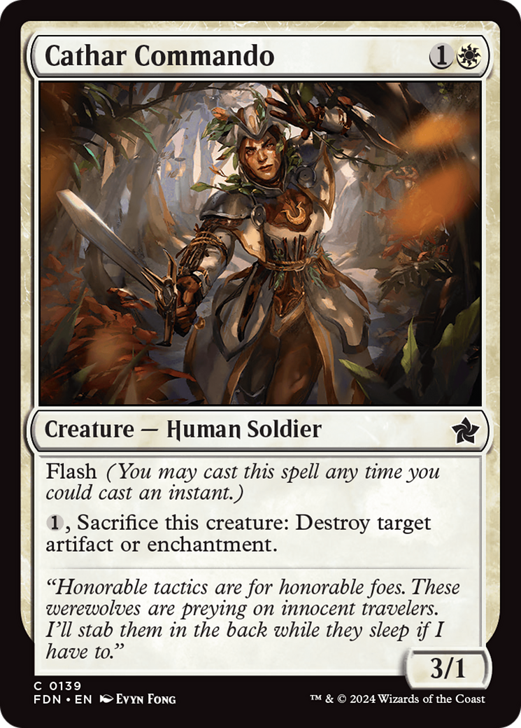 Cathar Commando (FDN-139) - [Foundations] Foil