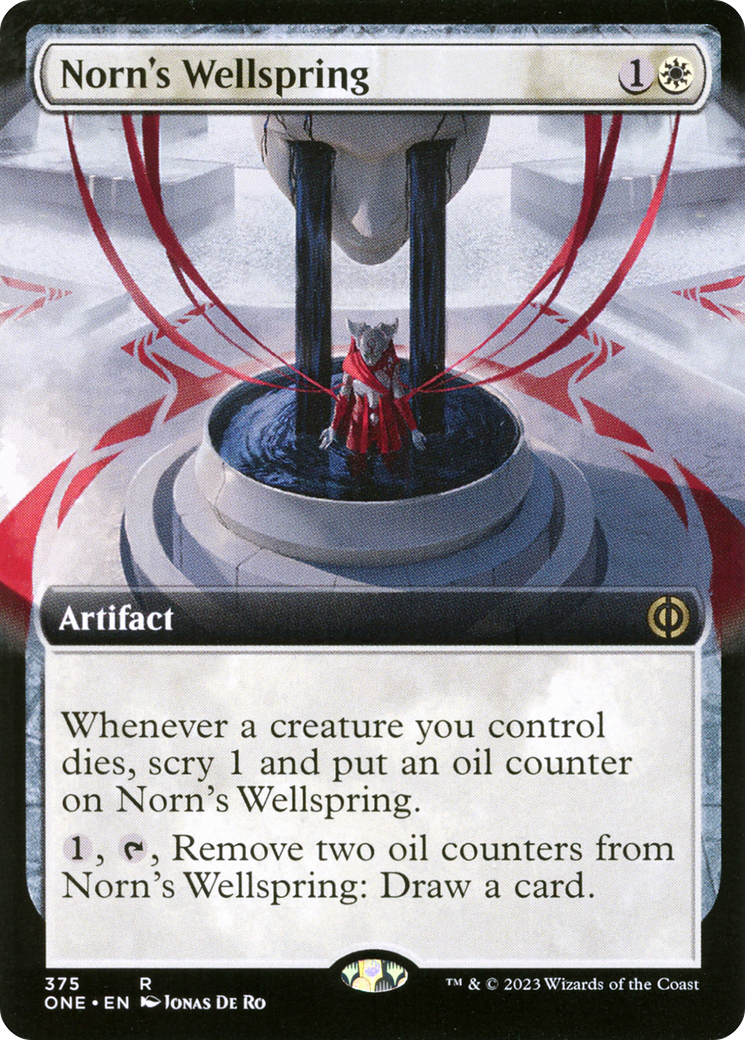 Norn's Wellspring (ONE-375) - [Phyrexia: All Will Be One]: (Extended Art)