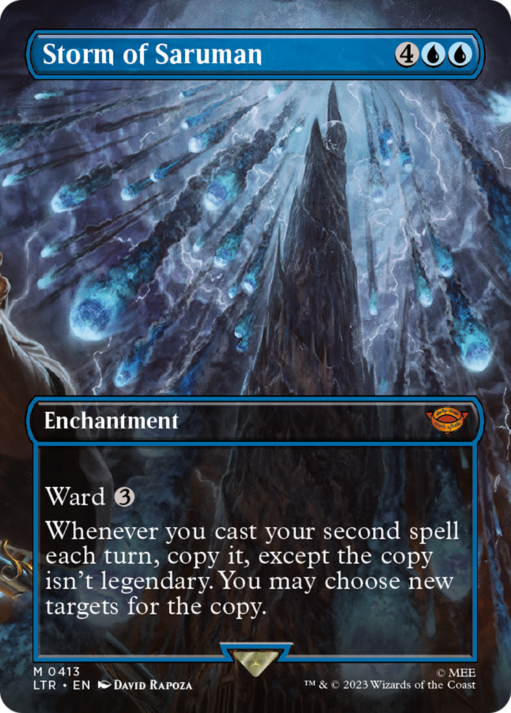 Storm of Saruman (LTR-413) - [The Lord of the Rings: Tales of Middle-earth] (Borderless) Foil