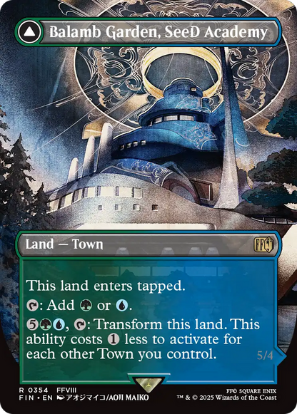 Balamb Garden, SeeD Academy (Borderless) (FIN-354) - [FINAL FANTASY] (Borderless) Foil