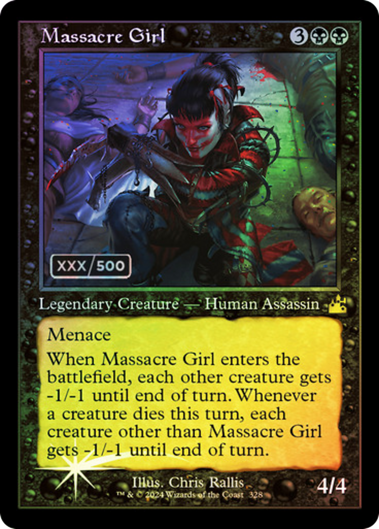 Massacre Girl (RVR-328Z) - [Ravnica Remastered] Foil
