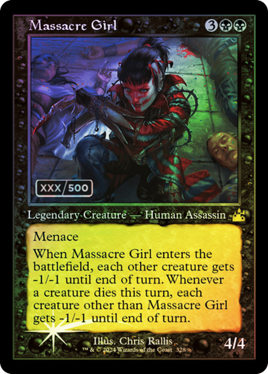 Massacre Girl (RVR-328Z) - [Ravnica Remastered] Foil