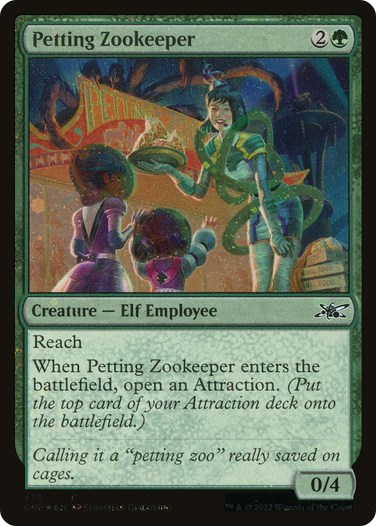 Petting Zookeeper (UNF-436) - [Unfinity] Foil
