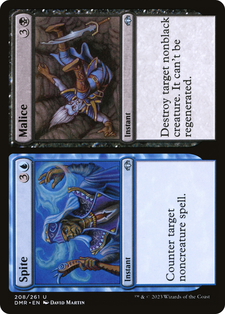 Spite // Malice (DMR-208) - [Dominaria Remastered]