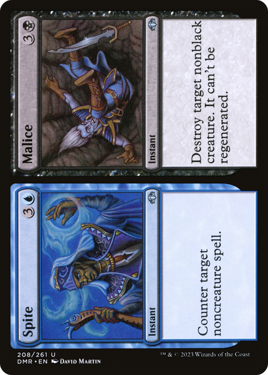 Spite // Malice (DMR-208) - [Dominaria Remastered] Foil
