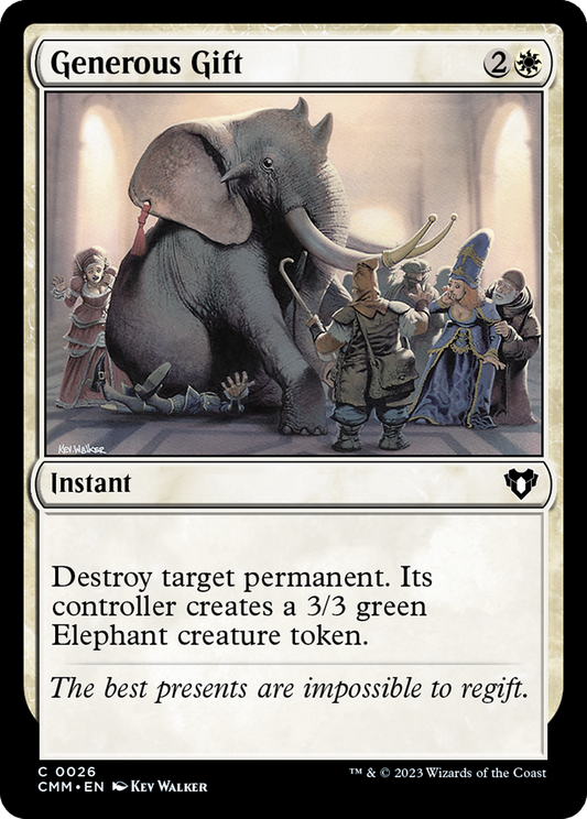 Generous Gift (CMM-026) - [Commander Masters]