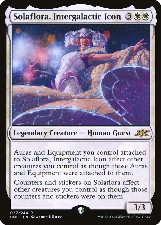 Solaflora, Intergalactic Icon (UNF-027) - [Unfinity] Foil