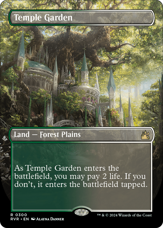 Temple Garden (RVR-300) - [Ravnica Remastered] (Borderless)