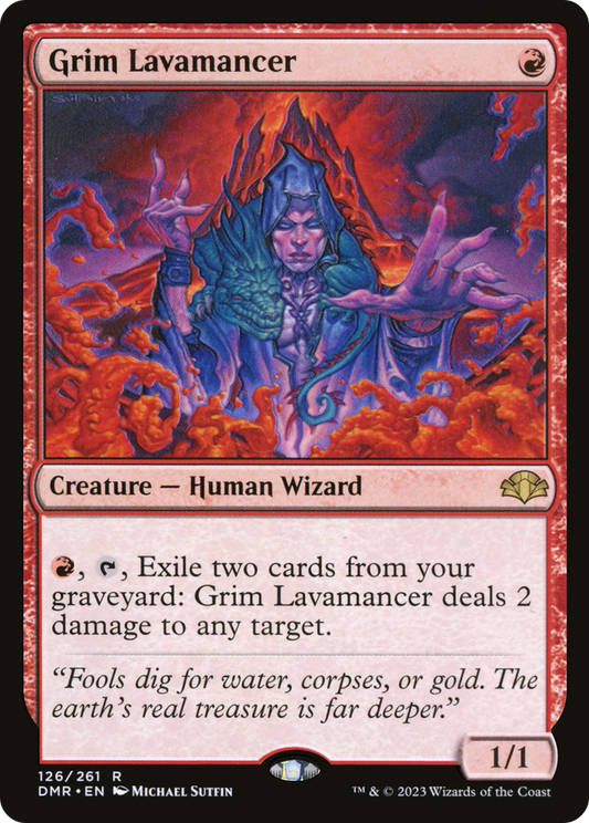Grim Lavamancer (DMR-126) - [Dominaria Remastered]
