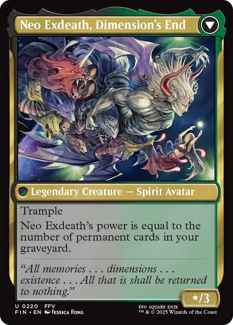 Exdeath, Void Warlock // Neo Exdeath, Dimension's End (FIN-220) - [FINAL FANTASY]