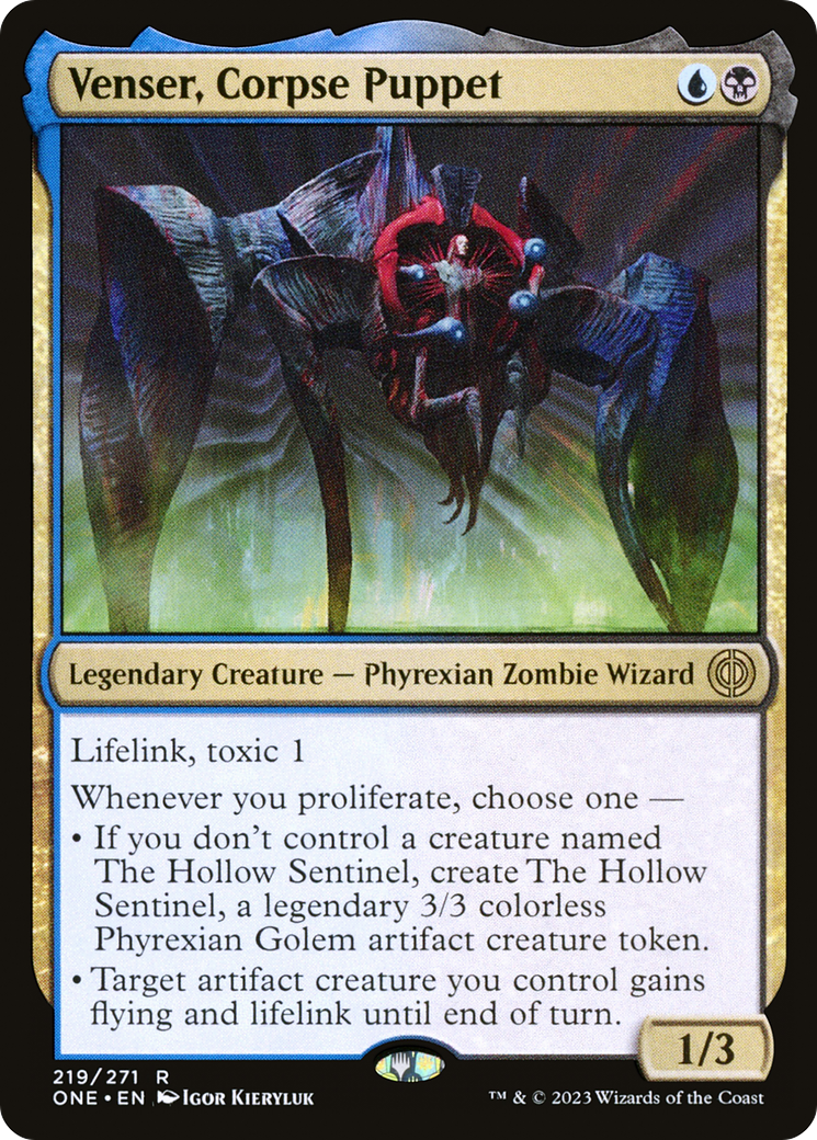 Venser, Corpse Puppet (ONE-219) - [Phyrexia: All Will Be One]