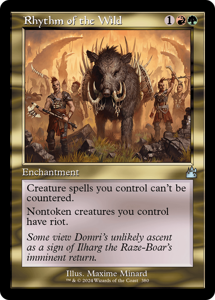 Rhythm of the Wild (RVR-380) - [Ravnica Remastered] Foil