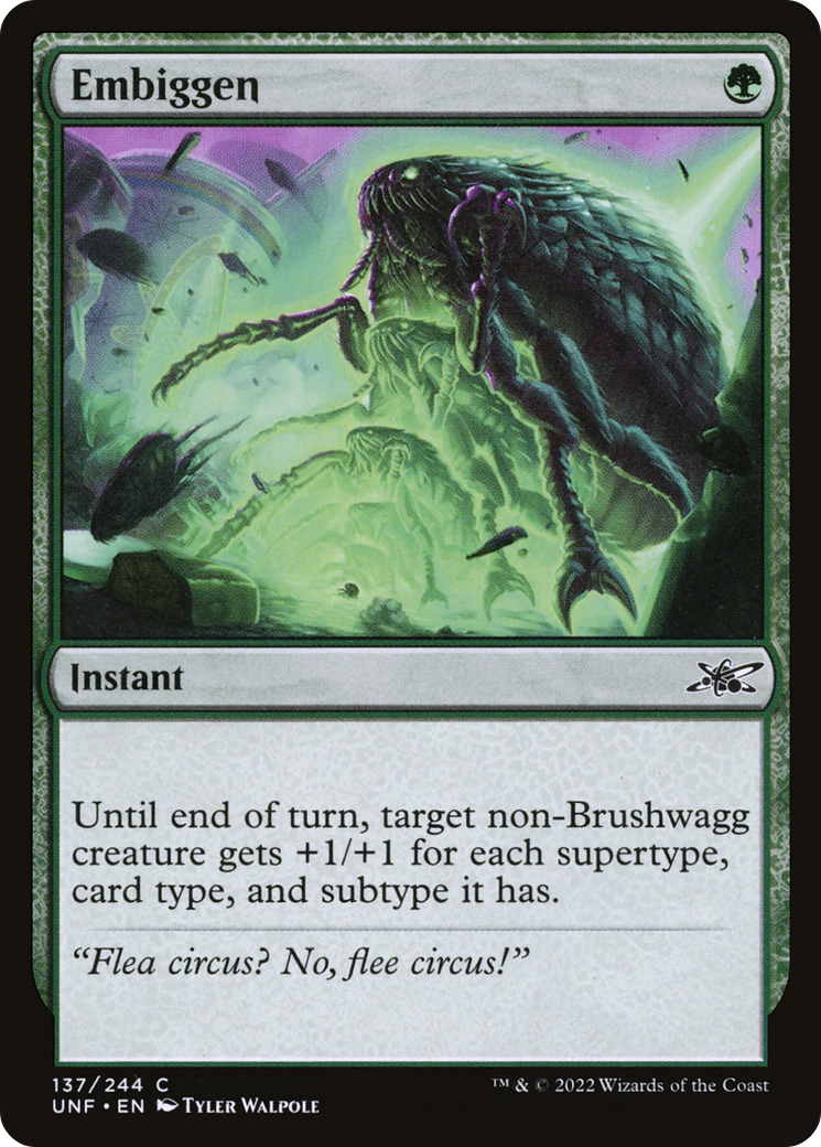 Embiggen (UNF-137) - [Unfinity] Foil