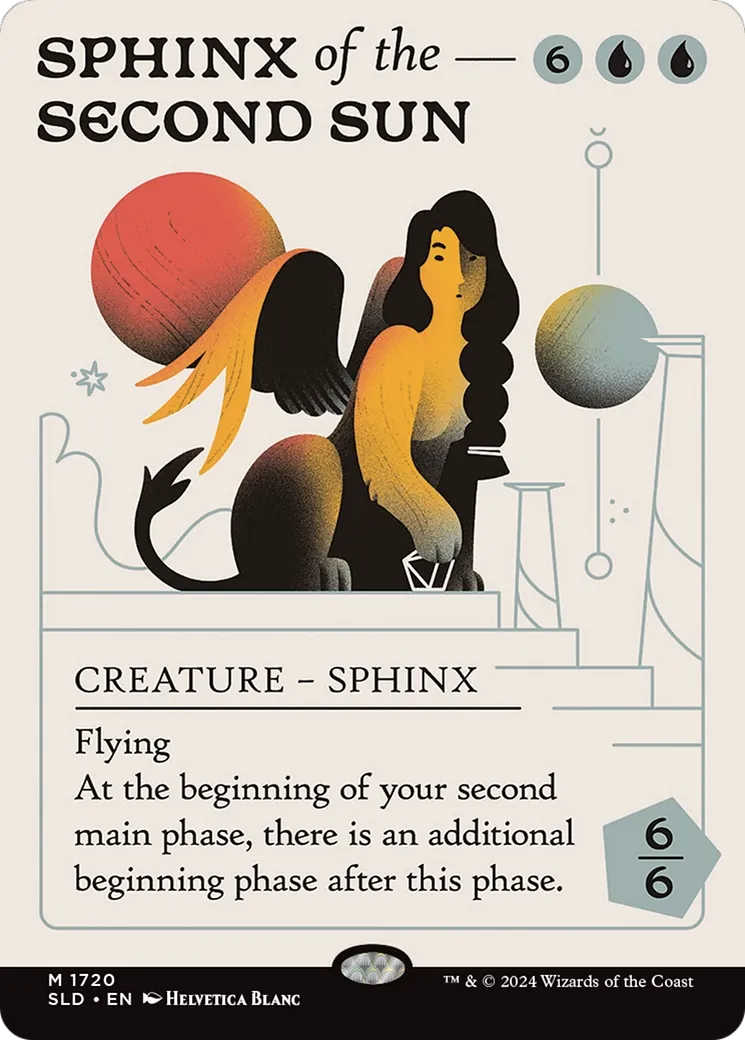 Sphinx of the Second Sun (SLD-1720) - [Secret Lair Drop] (Borderless) Foil