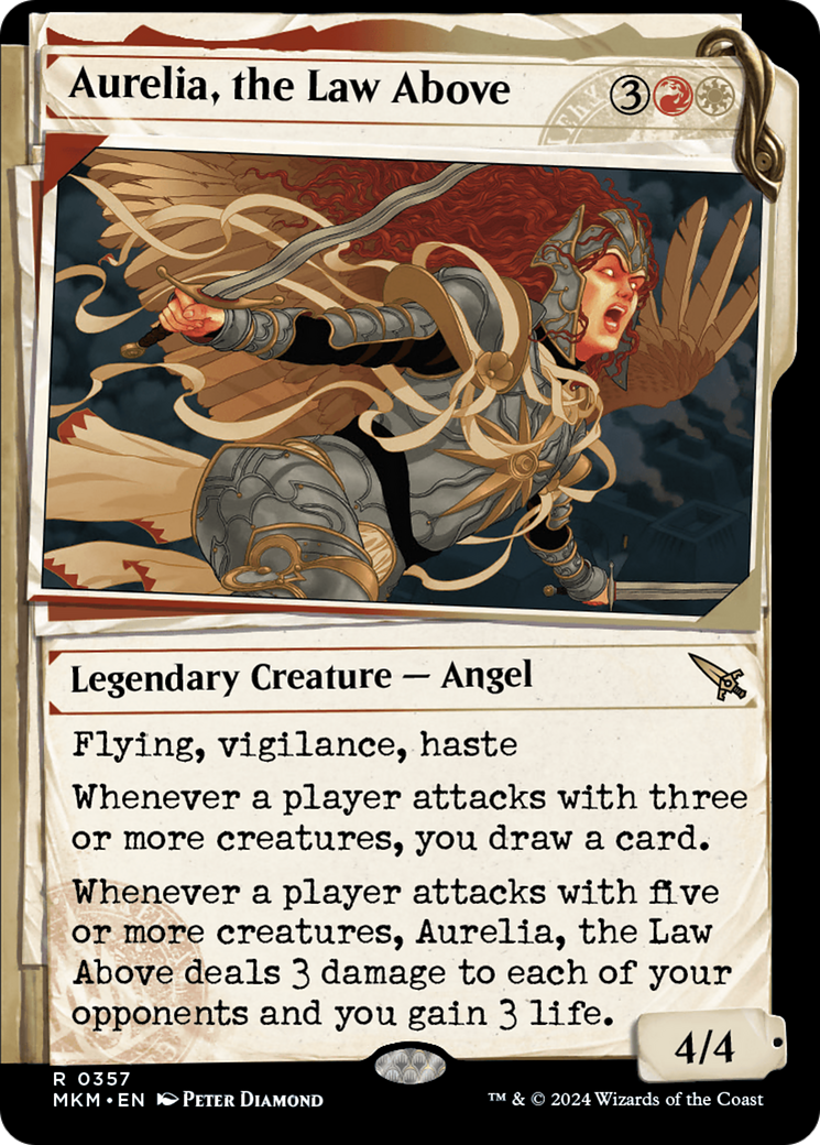 Aurelia, the Law Above (MKM-357) - [Murders at Karlov Manor]: (Showcase)