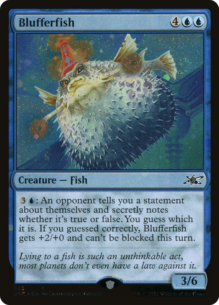 Blufferfish (UNF-325) - [Unfinity] Foil