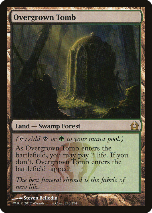 Overgrown Tomb (RTR-243) - [Return to Ravnica]