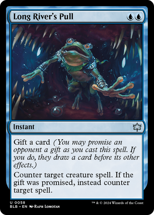 Long River's Pull (BLB-058) - [Bloomburrow] Foil