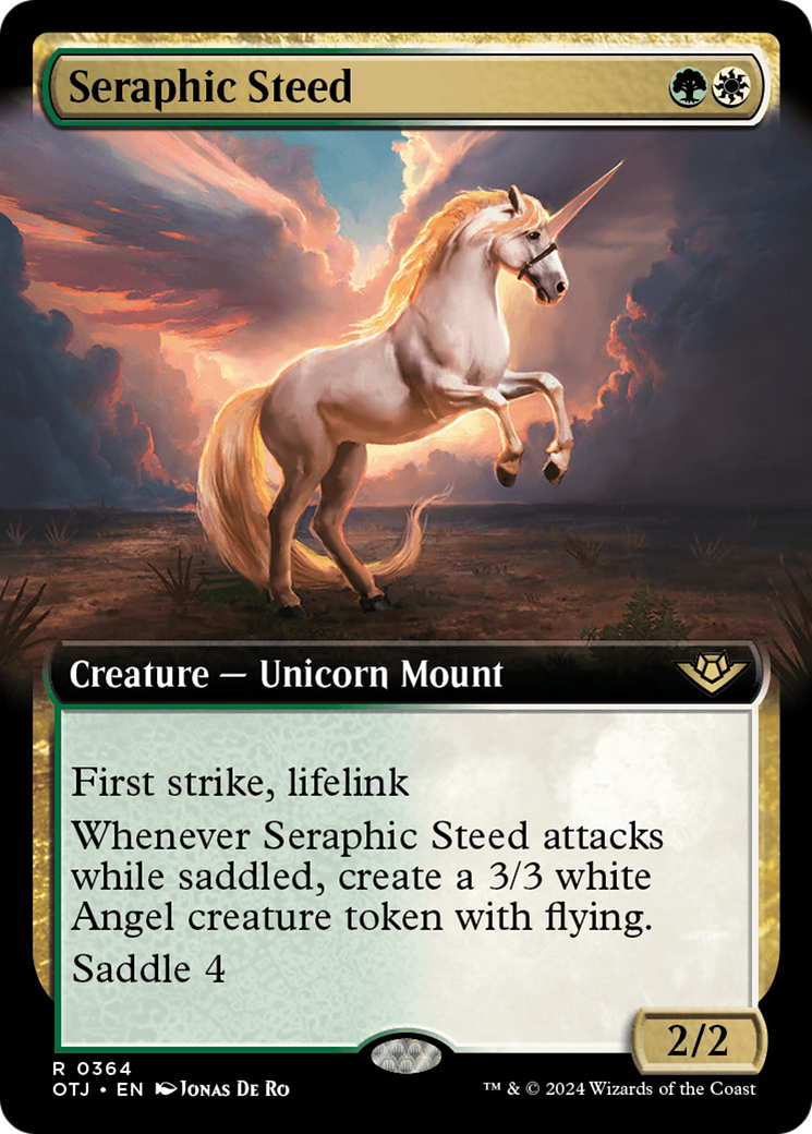 Seraphic Steed (OTJ-364) - [Outlaws of Thunder Junction]: (Extended Art)